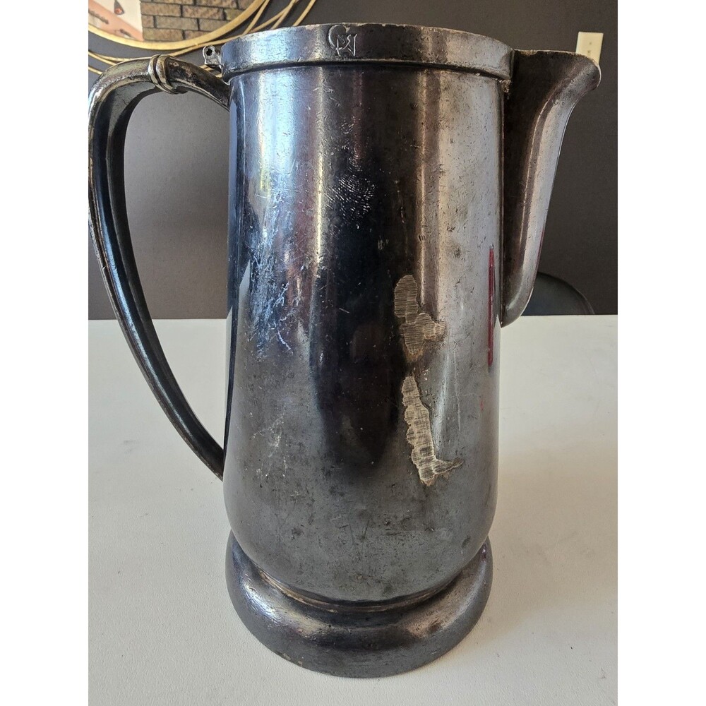 Great Northern Railway Silver Plate 54oz Coffee Pitcher Pot 1951 Railroad Dining